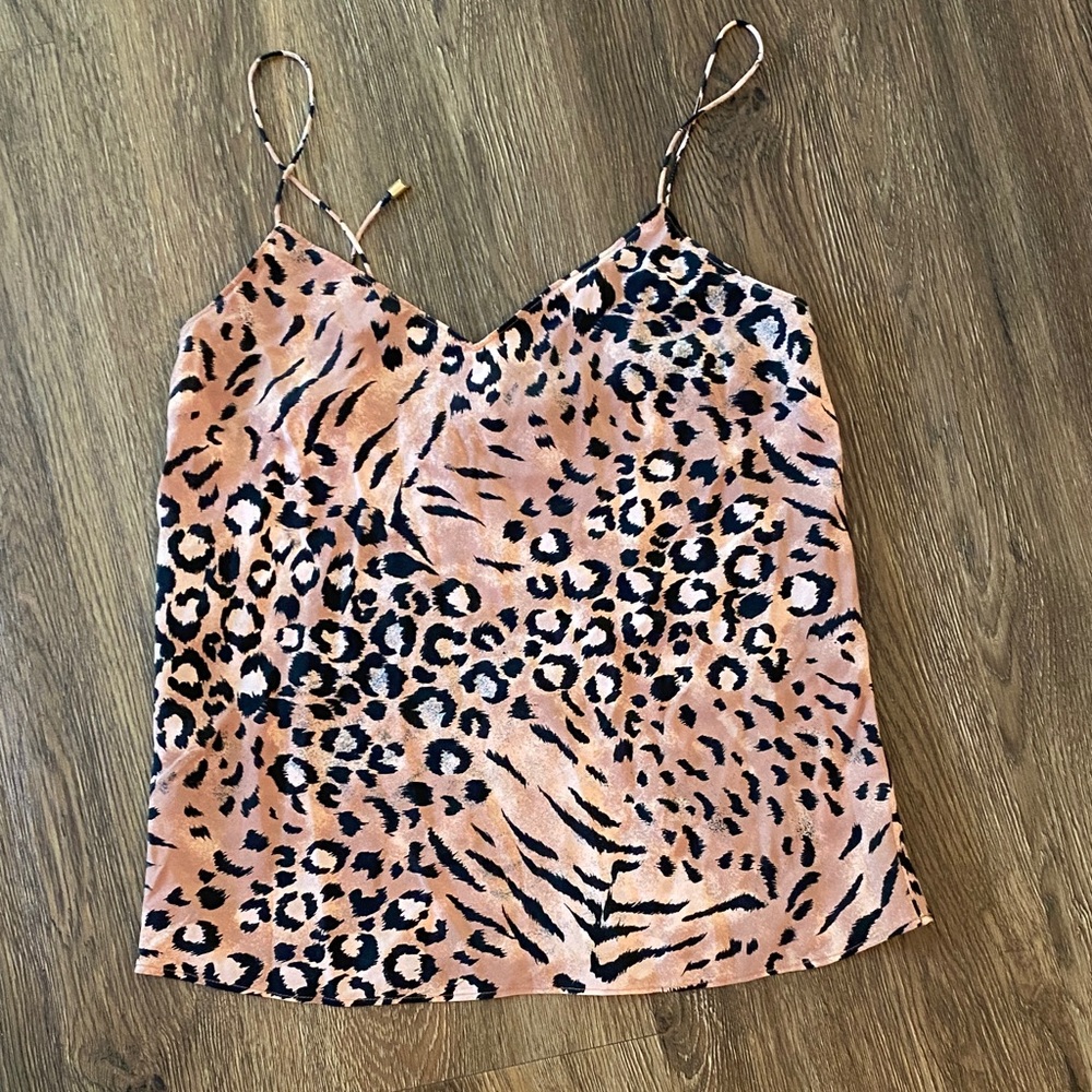 PAIGE Animal Print Camisole in Tan and Black